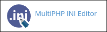 cPanel - Software - MultiPHP INI Editor icon
